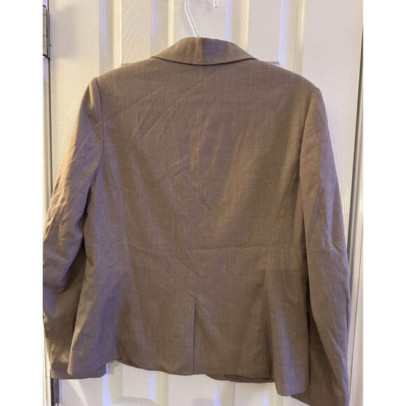 NWT New York & Company Stretch Tan Blazer Sz 10 Career Office Business Jacket - Picture 2 of 9
